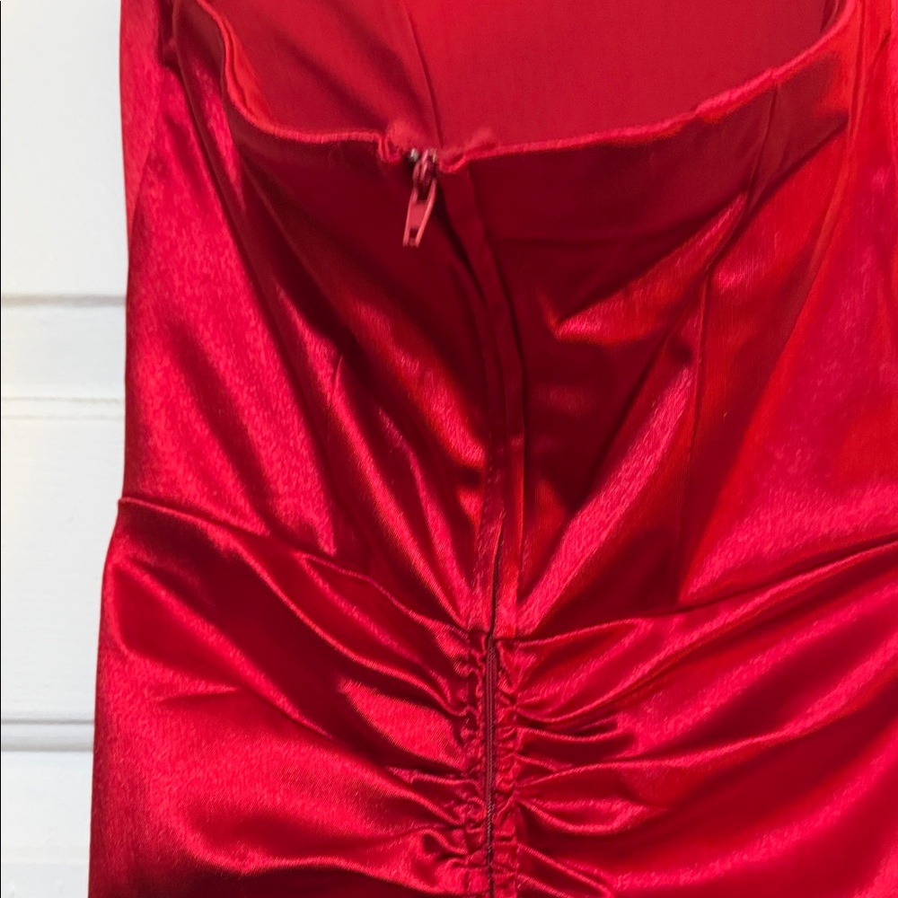 Emerald Sundae Vibrant Red Dress - Picture 4 of 6